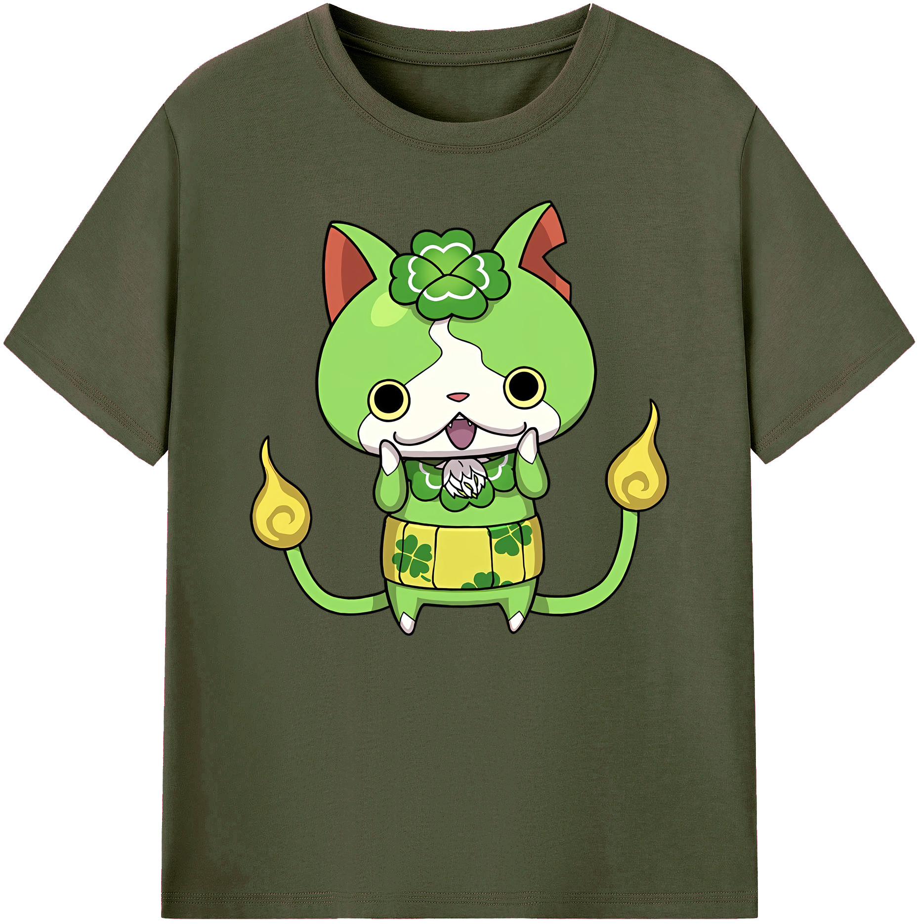 （画像用） 妖怪ウォッチ Yo-kai Watch 綿100％ メンズ半袖Tシャツ｜肌触りやわらか＆通気性